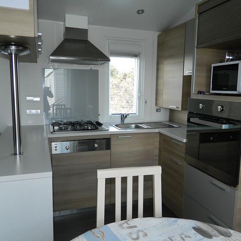 MOBILHOME 6 personnes - Mobil home Premium 40m² (3 chambres) + Terrasse - vue mer 6 pers
