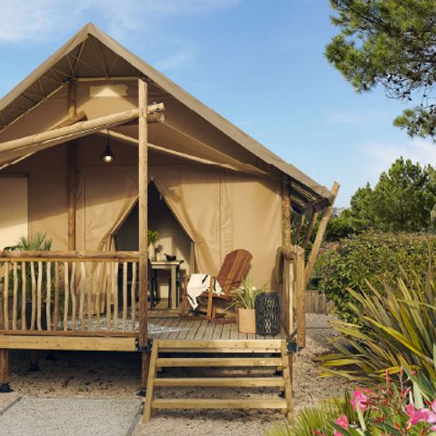 TENTE TOILE ET BOIS 5 personnes - BIRDYLODGE