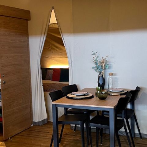 TENTE TOILE ET BOIS 5 personnes - BIRDYLODGE