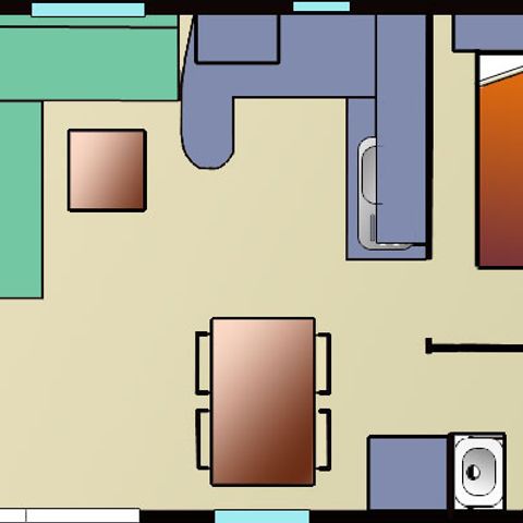 MOBILHOME 5 personnes - Loisir Confort 