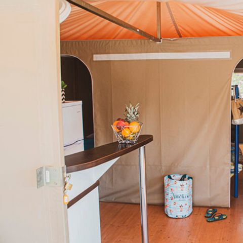 TENTE TOILE ET BOIS 6 personnes - SUN LODGE