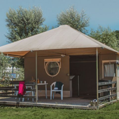 TENTE TOILE ET BOIS 6 personnes - SUN LODGE