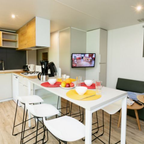 MOBILHOME 7 personnes - Sunêlia Prestige 40m², 6-7pl - 3ch
