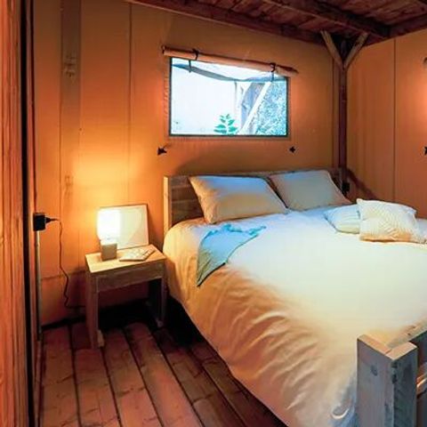 Tente en toile et en bois 6 personnes - Lodgetent Premium XL