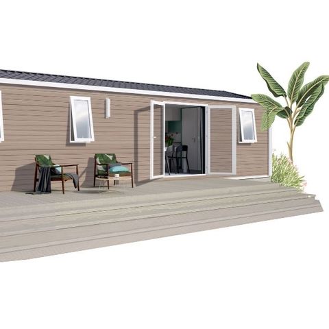 MOBILHOME 8 personnes -  Confort 3 chambres 2sdb 39m²