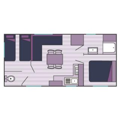 MOBILHOME 4 personnes - Elegant