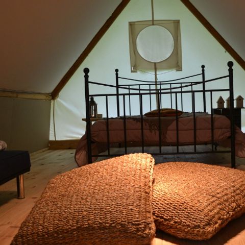 TENTE TOILE ET BOIS 3 personnes - Tente Trappeur Aventure - 1 pièce