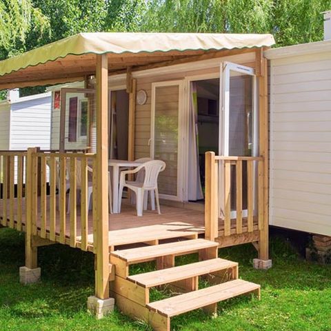 MOBILHOME 6 personnes - MobilHome Evo 2ch 4/6pers Terrasse semi-couverte sans Clim TV