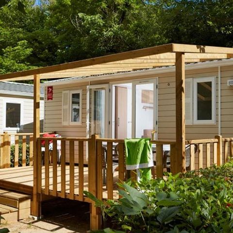 MOBILHOME 8 personnes - MobilHome 3ch 6/8pers Terrasse semi-couverte sans Clim TV