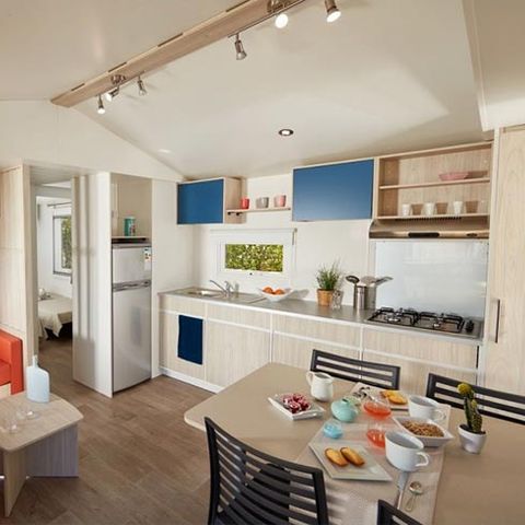 MOBILHOME 8 personnes - MobilHome 3ch 6/8pers Terrasse semi-couverte sans Clim TV