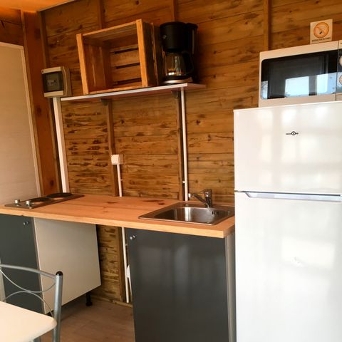 BUNGALOW 4 personnes - Cabane NATURE ECO (sans sanitaires)