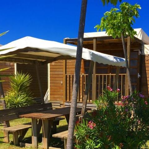 BUNGALOW 4 personnes - Cabane NATURE ECO (sans sanitaires)