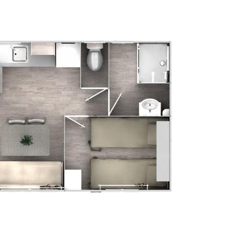 MOBILHOME 4 personnes - CONFORT - SAFARI
