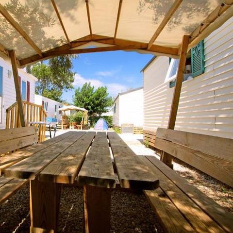 MOBILHOME 5 personnes - ECO - MED (en arrivée le lundi)