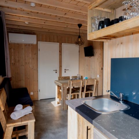 MOBILHOME 6 personnes - Cottage Premium 3 Chambres 6 Pers. vue vigne