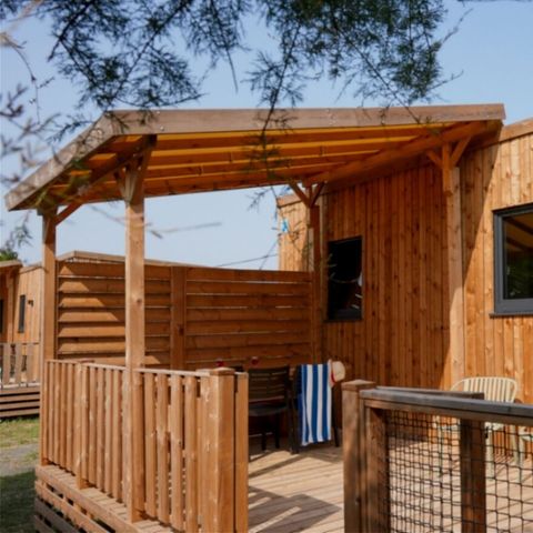 MOBILHOME 6 personnes - Cottage Premium 3 Chambres 6 Pers. vue vigne