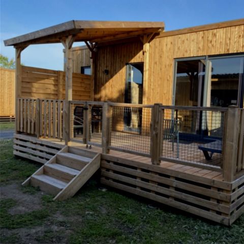MOBILHOME 5 personnes - Cottage Premium 2 Chambres 4 Pers. Vue Vigne