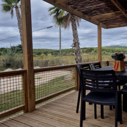 MOBILHOME 5 personnes - Cottage Premium 2 Chambres 4 Pers. Vue Vigne