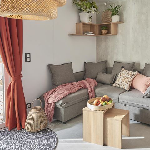 MOBILHOME 4 personnes - Sunêlia Prestige 2 ch. 4 pers - 34 m2 - Terrasse couverte - SAM