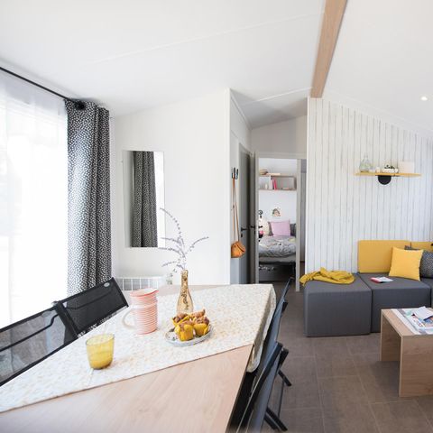 MOBILHOME 8 personnes - Sunêlia Prestige 4ch. 8 pers. - 40m2 - Terrasse couverte - SAM