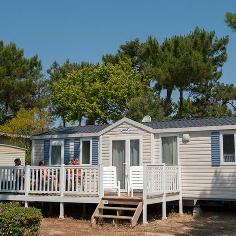 MOBILHOME 6 personnes - Cottage 6places 3chambres (Tv, terrasse couverte)