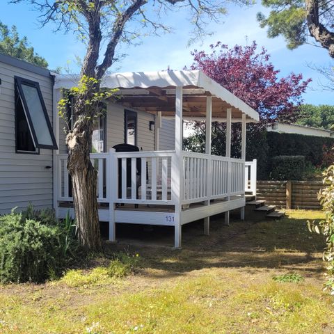 MOBILHOME 6 personnes - COTTAGE CONFORT 3ch / 6p - 35m² - Terrasse couverte - DIM