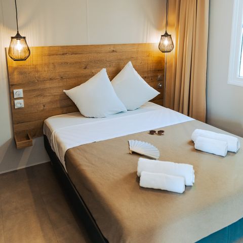 MOBILHOME 6 personnes - COTTAGE CONFORT 3ch / 6p - 35m² - Terrasse couverte - DIM