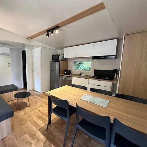 MOBILHOME 6 personnes - Mobil-home | Premium | 3 Ch. | 6 Pers. | Terrasse Lounge | 1 SDB | Clim.