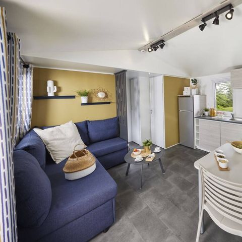 MOBILHOME 6 personnes - Mobil-home | Comfort | 3 Ch. | 6 Pers. | Terrasse surélevée | 1 SDB | Clim.