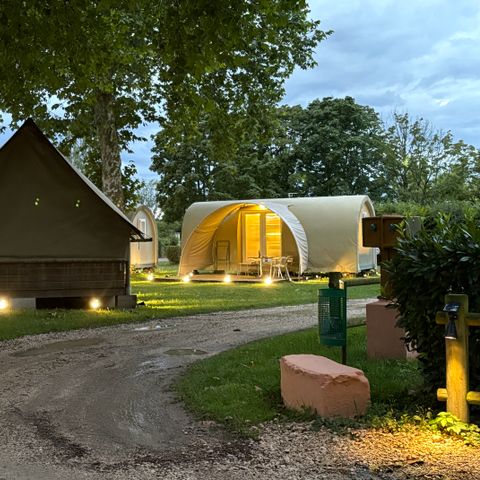 TENTE TOILE ET BOIS 5 personnes - LODGE AMAZONE