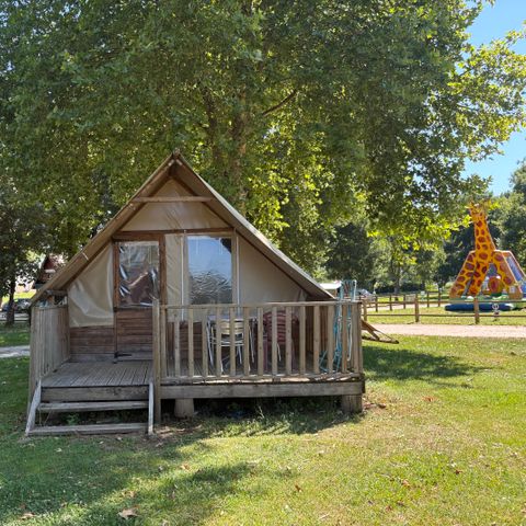 TENTE TOILE ET BOIS 5 personnes - LODGE AMAZONE