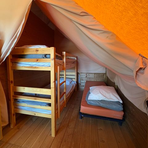 Tente en toile et en bois 5 personnes - LODGE AMAZONE