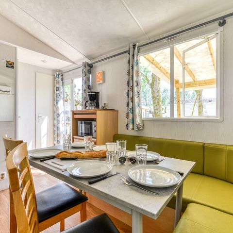 Mobilhome 4 personnes - Comfort | 2 Ch. | 4 Pers. | Terrasse Couverte | Clim.