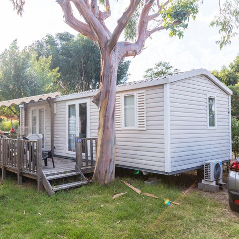 Mobilhome 6 personnes - Mobil-home | Comfort XL | 2 Ch. | 4/6 Pers. | Terrasse surélevée | Clim.