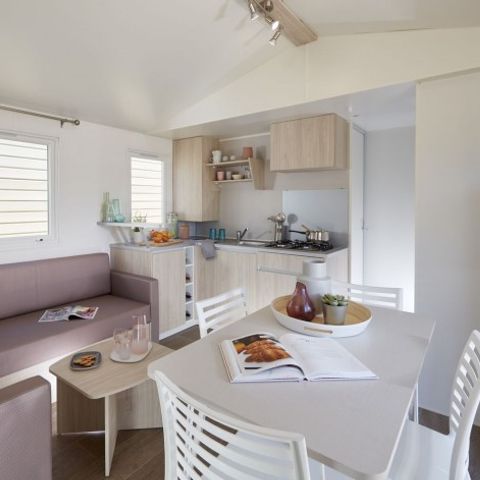 Mobilhome 6 personnes - Mobil-home | Comfort XL | 3 Ch. | 6 Pers. | Terrasse surélevée | Clim.
