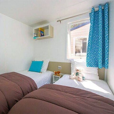 Mobilhome 4 personnes - Mobil-home | Premium | 2 Ch. | 4 Pers. | Terrasse simple | Clim.
