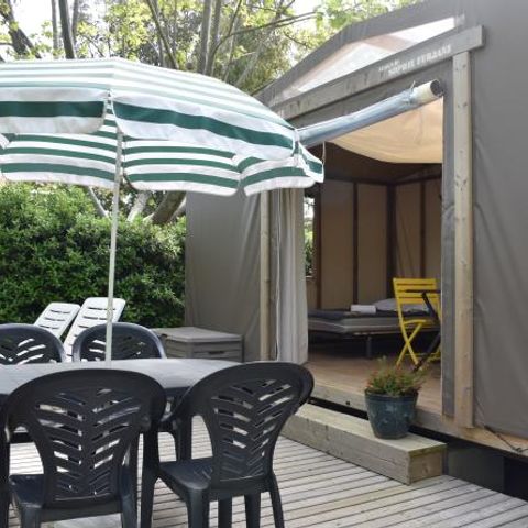 TENTE TOILE ET BOIS 4 personnes - MAORI