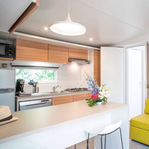 MOBILHOME 4 personnes - Mobile-home | Ultimate | 2 Ch. | 4 Pers. | Terrasse surélevée | 2 SDB | Clim.