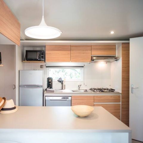MOBILHOME 4 personnes - Mobile-home | Ultimate | 2 Ch. | 4 Pers. | Terrasse surélevée | 2 SDB | Clim.
