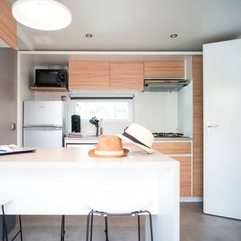 MOBILHOME 4 personnes - Mobile-home | Ultimate | 2 Ch. | 4 Pers. | Terrasse surélevée | 2 SDB | Clim.