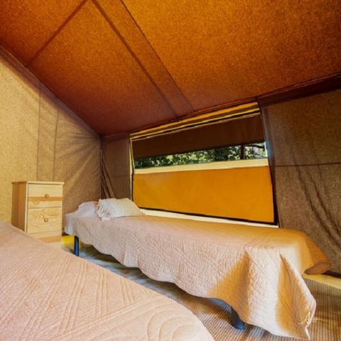 TENTE TOILE ET BOIS 4 personnes - Ecolodge