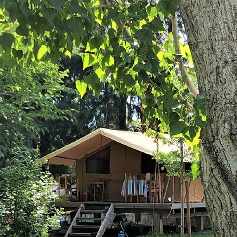 LODGE 4 personnes - Ecolodge sans sanitaires pour 4 pers (2 chambres)