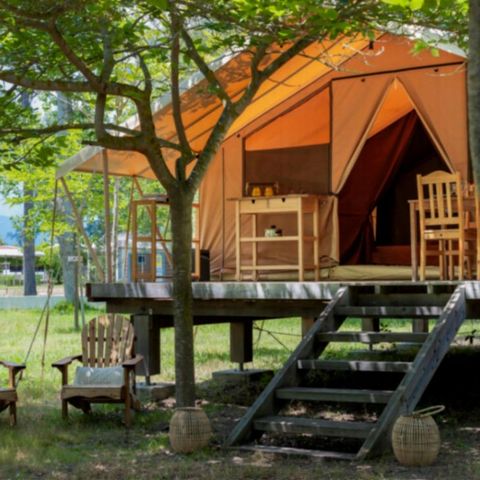 LODGE 4 personnes - Ecolodge sans sanitaires pour 4 pers (2 chambres)