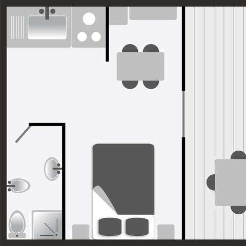 VILLA 2 personnes - Mini villa Type A