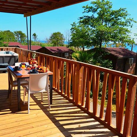 CHALET 7 personnes - Lodge Prestige Pilotis Front de mer 3 chambres 7 Pers. 