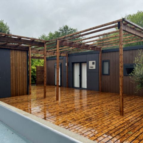MOBILHOME 10 personnes - Cottage Premium Tribu SPA 10P 5CH