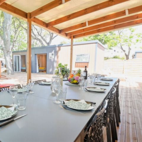MOBILHOME 10 personnes - Cottage Premium Tribu SPA 10P 5CH