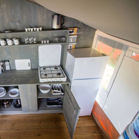 TENTE TOILE ET BOIS 5 personnes - Luxury safari tent