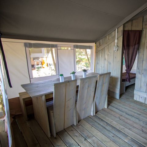 TENTE TOILE ET BOIS 5 personnes - Luxury safari tent