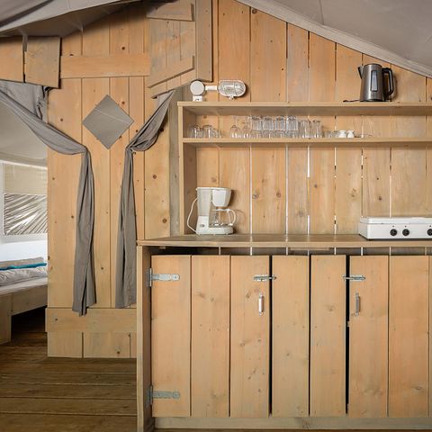 TENTE TOILE ET BOIS 5 personnes - Krk - Tente safari de luxe
